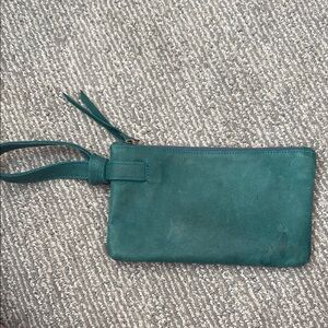 ABLE Leather Wristlet Clutch